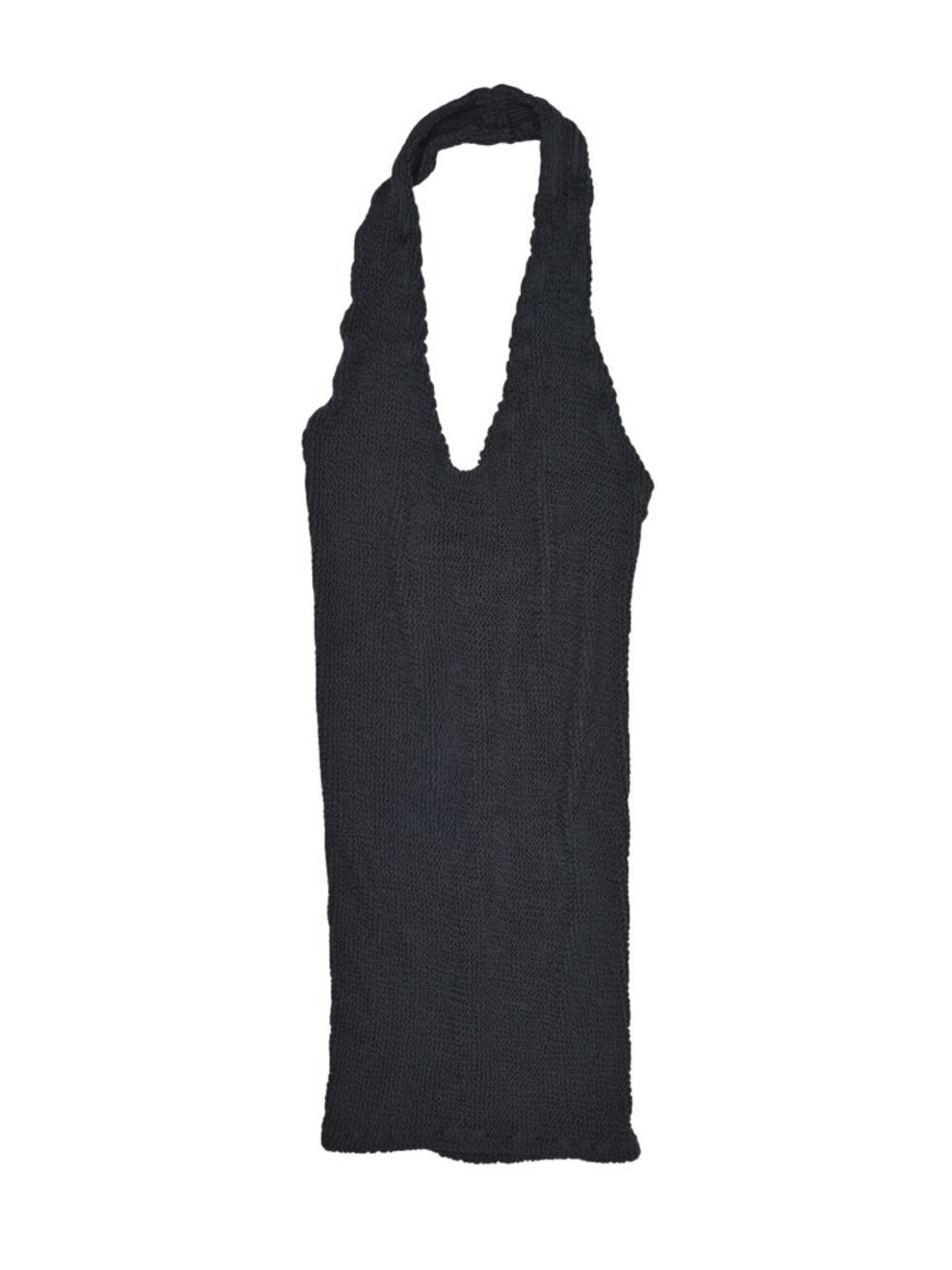 Rielli by Arielli Claudine Baril Halter Mini Dress in Black